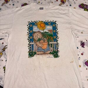 Jerzees Bear and Sunflower Graphic